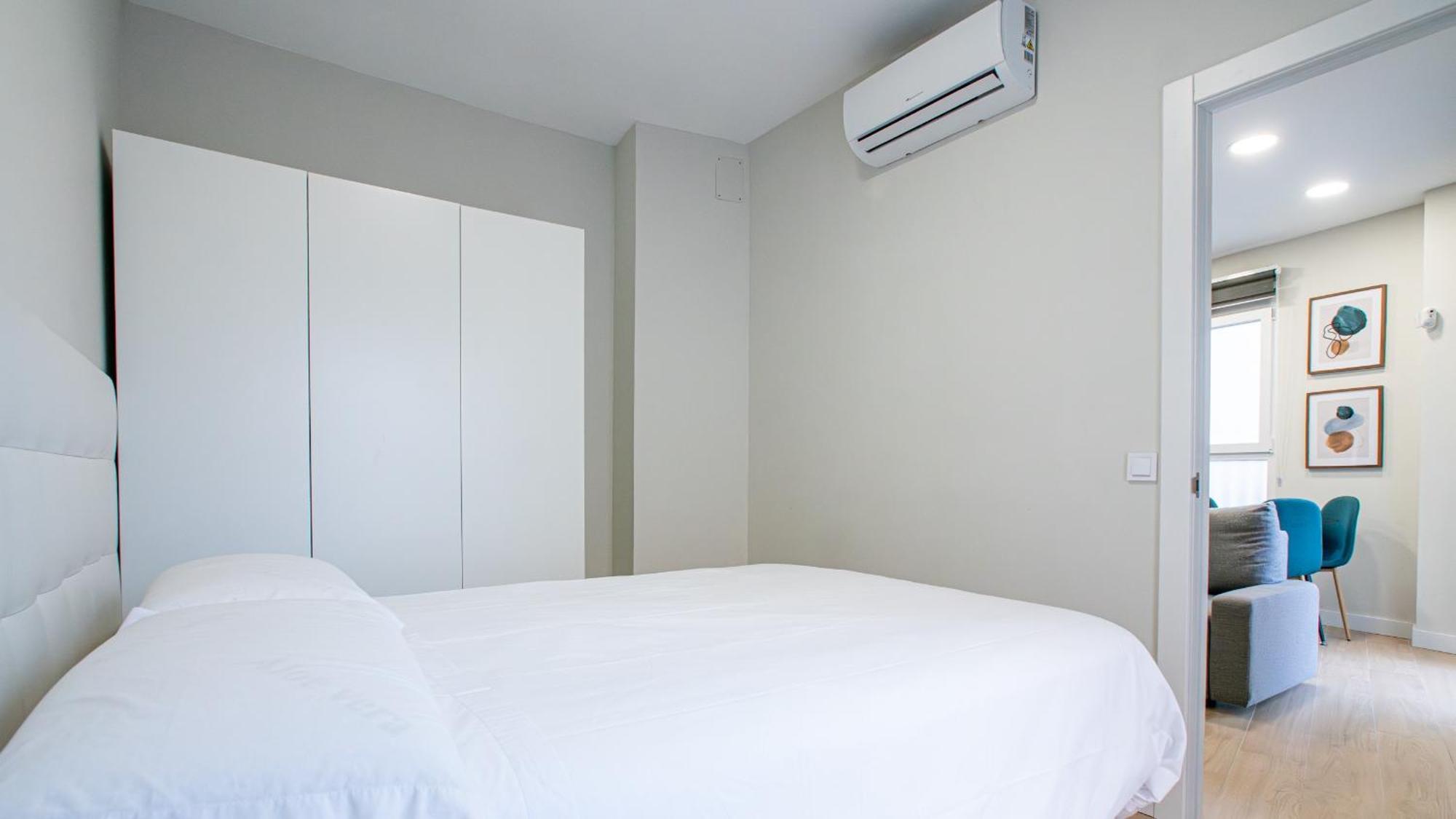 Madrid Confort Urbano 1 Dormitorio Ac Wifi Cocina Esterno foto